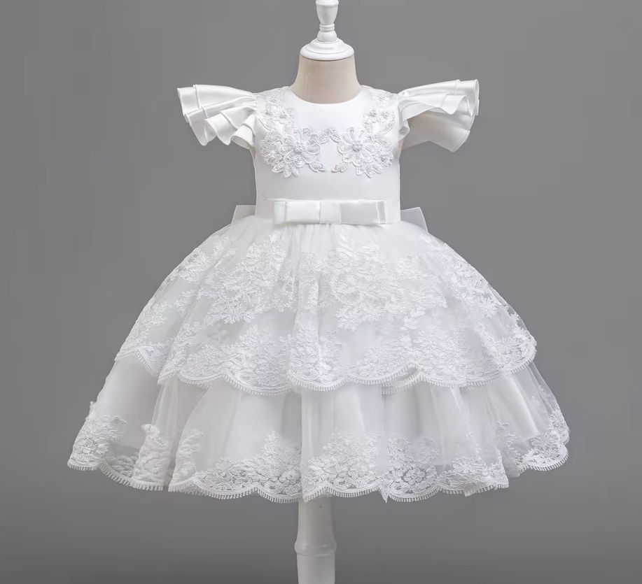 Baby Clothing For Girls - Girl Party Dress Embroidery Children Princess