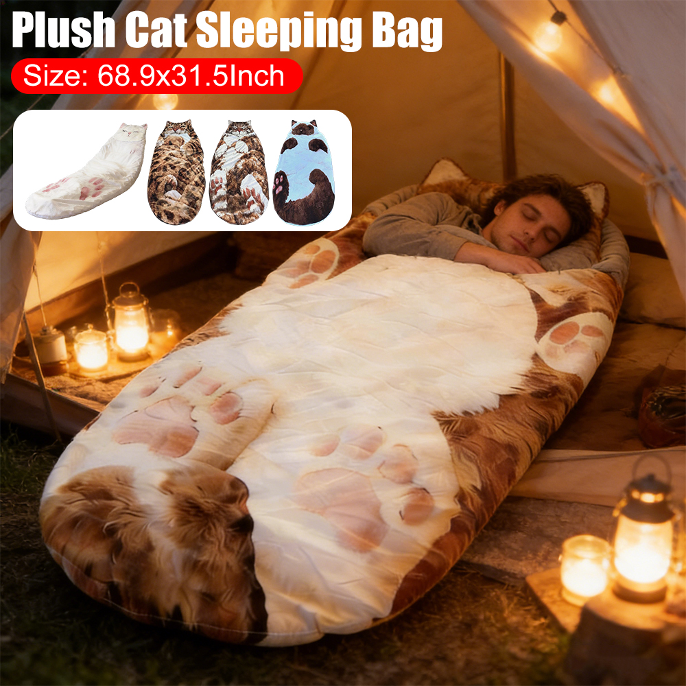 Large Sleeping Bag Cat Envelop - Fleece Sleep Bag recension och pris