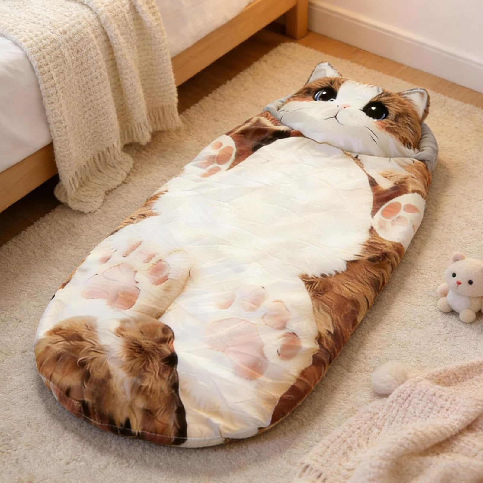 Large Sleeping Bag Cat Envelop - Fleece Sleep Bag recension och pris
