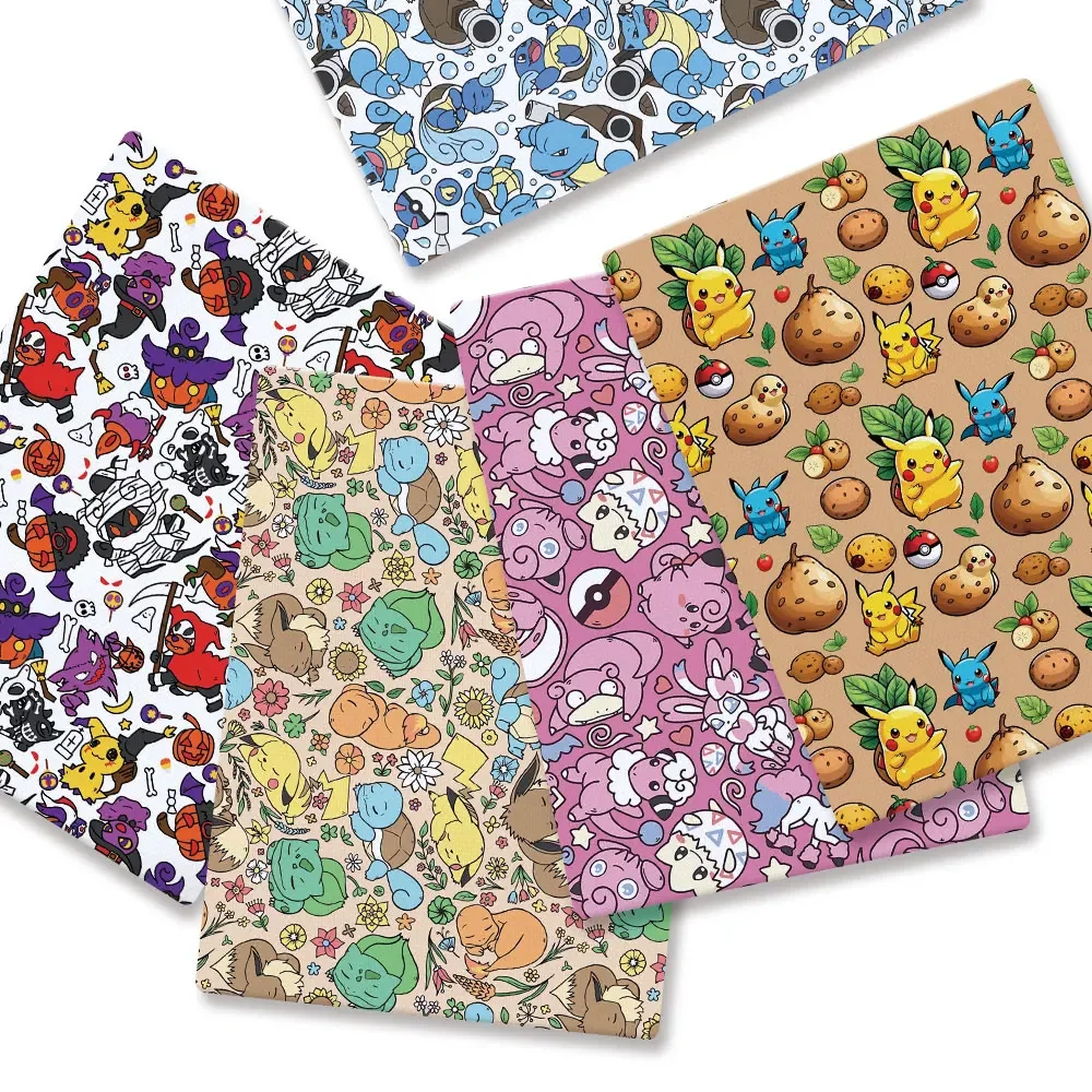 Pokemon Cartoon Fabric140*50cm - Baby Clothing Products recension och pris