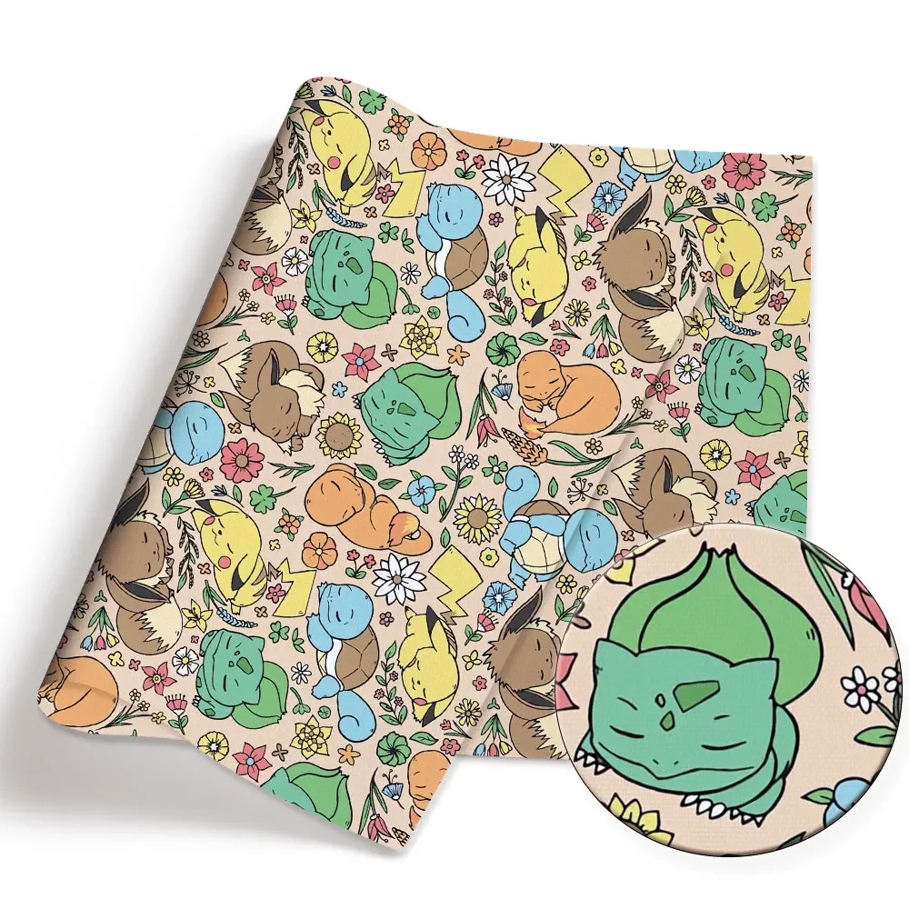 Pokemon Cartoon Fabric140*50cm - Baby Clothing Products recension och pris