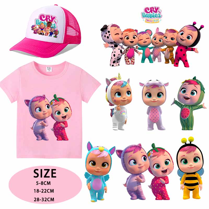 Crying Babies Iron on Patches  - Baby Clothing Discount recension och pris