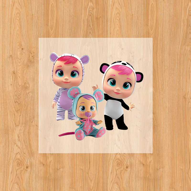 Crying Babies Iron on Patches  - Baby Clothing Discount recension och pris