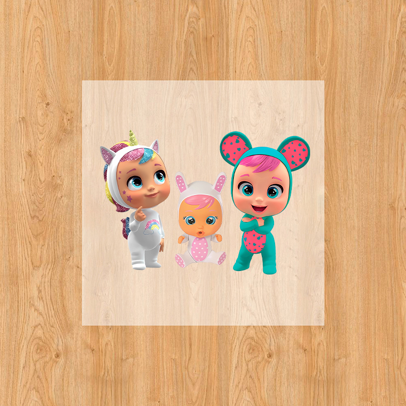Crying Babies Iron on Patches  - Baby Clothing Discount recension och pris