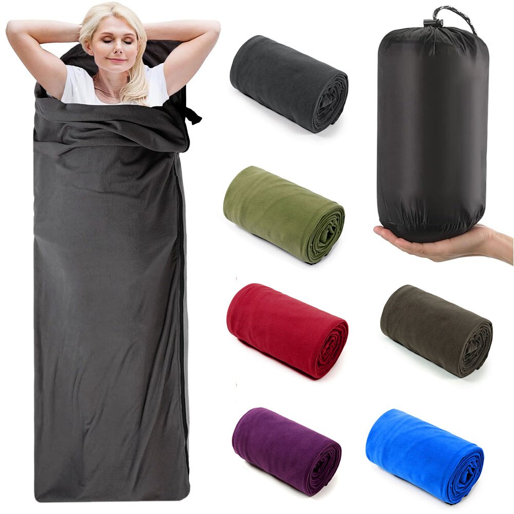 Fleece Sleeping Bag Portable U - Fleece Sleep Bag recension och pris