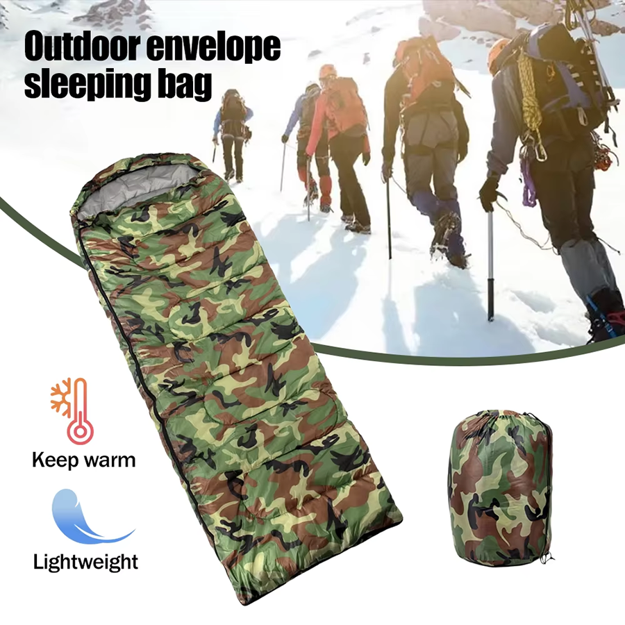 Dirt Proof Sleeping Bag Camouf - Fleece Sleep Bag recension och pris