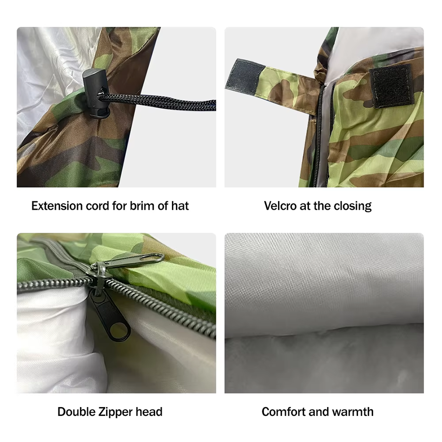 Dirt Proof Sleeping Bag Camouf - Fleece Sleep Bag recension och pris