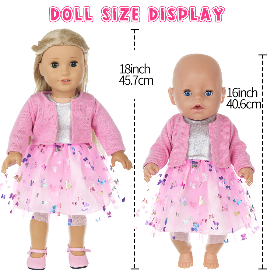 Doll Clothes for 16-18Inch 40- - Baby Clothing Discount recension och pris
