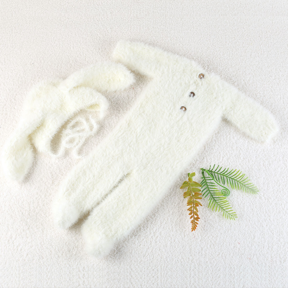 Vintage Knit Fluffy Teddy Bear - Baby Clothing On Sale recension och pris