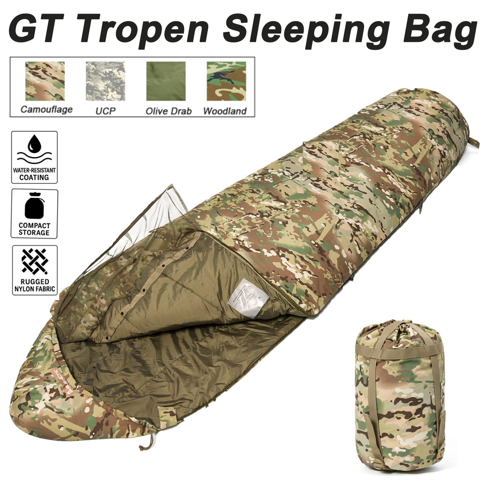 Akmax GT Tactical Military Sle - Fleece Sleep Bag recension och pris