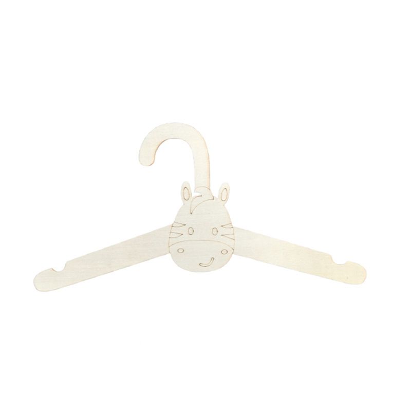 ABRE-20PCS Cute Wooden Clothes - Baby Clothing Hanging Rack recension och pris