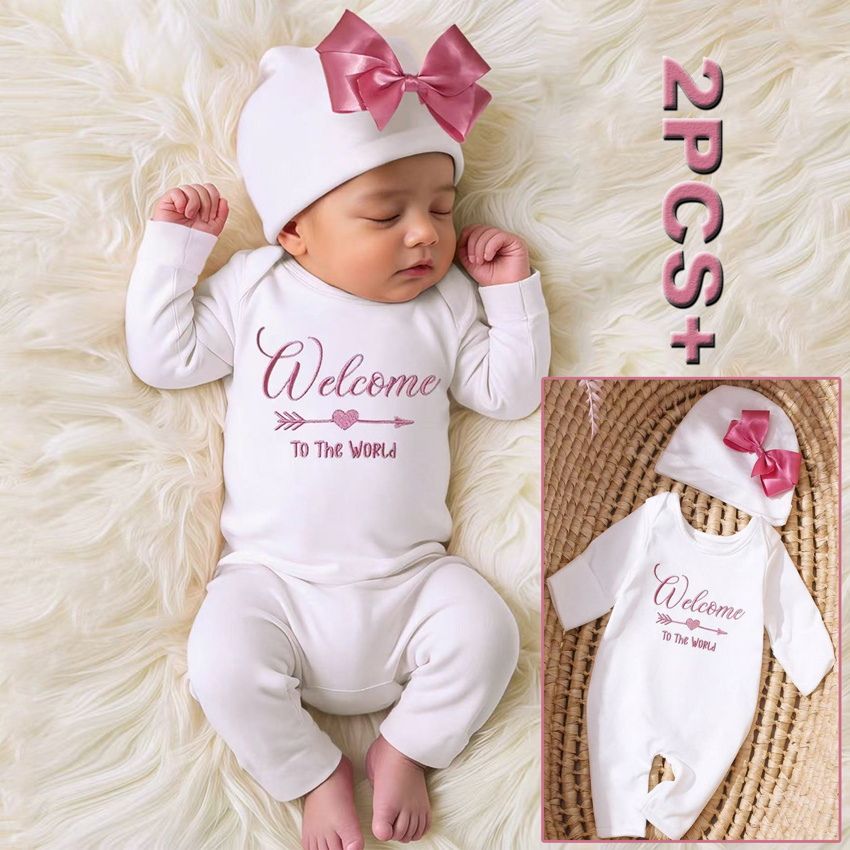 Ylsteed 2Pcs Newborn Photograp - Baby Clothing On Sale recension och pris