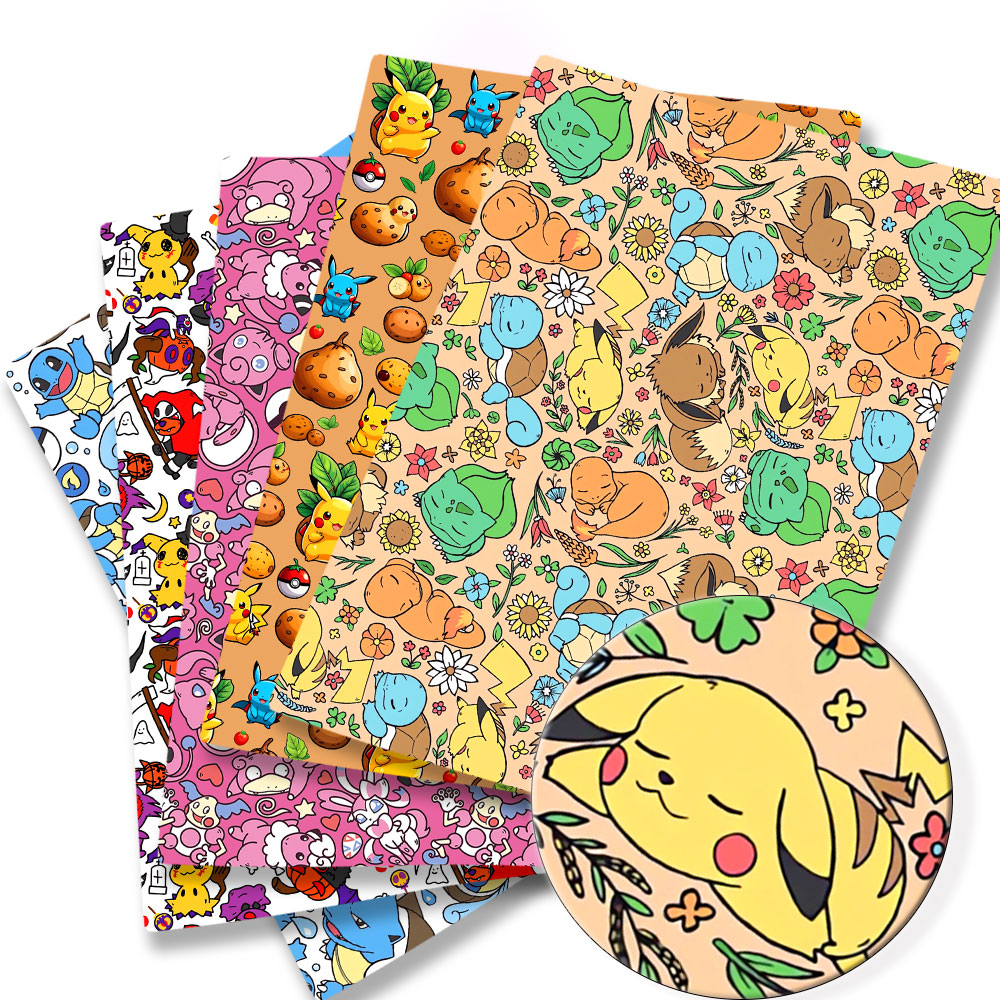 Pokemon Cartoon Fabric140*50cm - Baby Clothing Products recension och pris