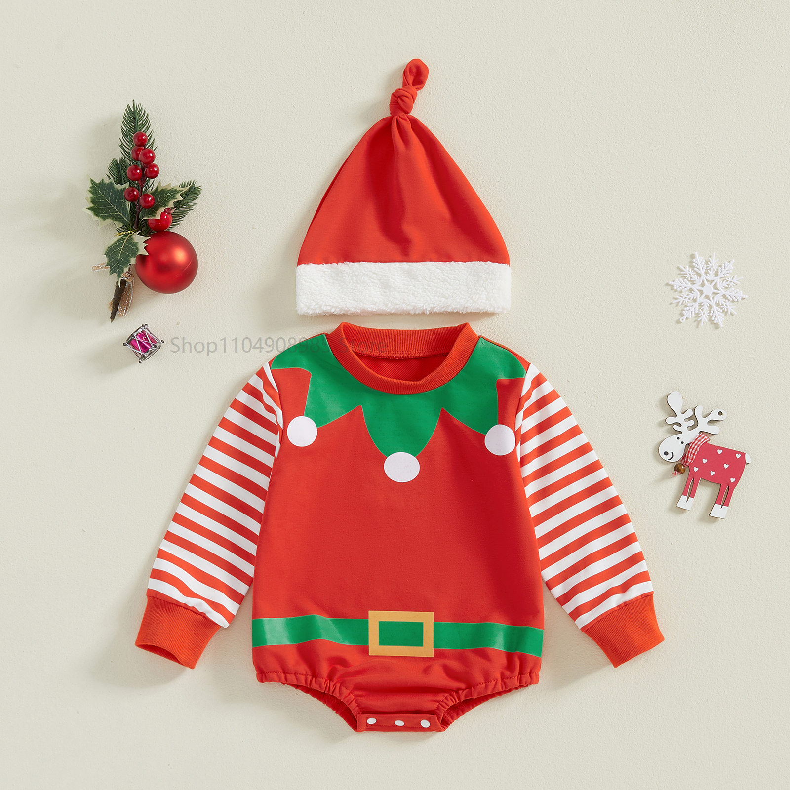 Christmas Outfit for Infants A - Baby Clothing Unit recension och pris