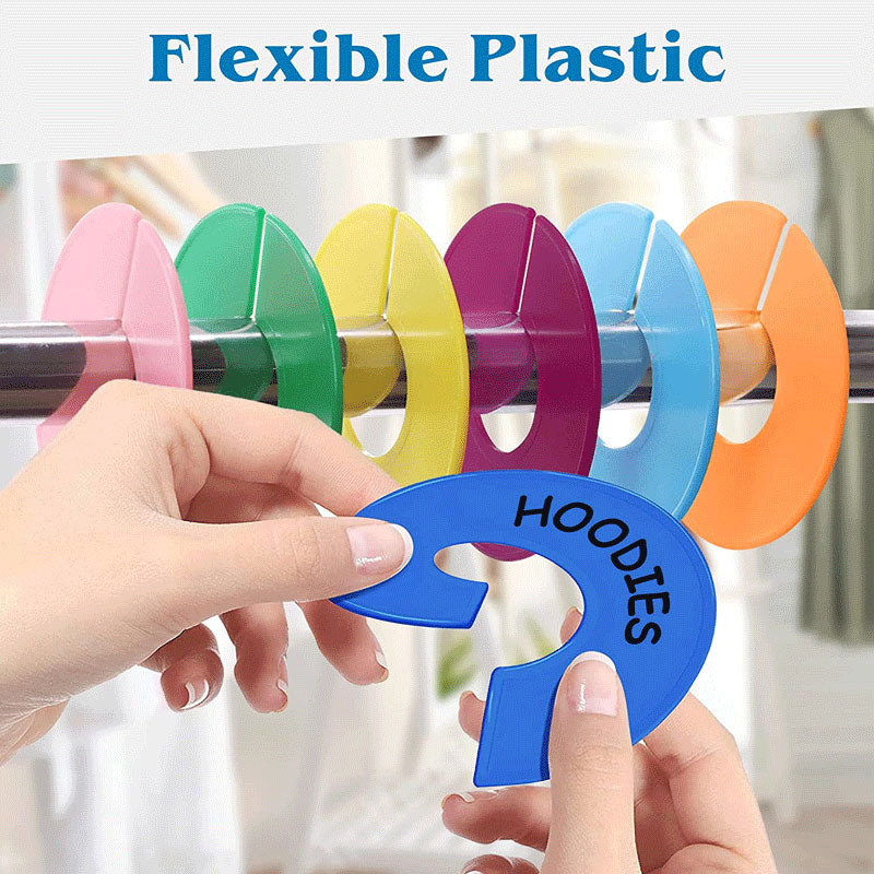 5pcs Clothing Rack Size Divide - Baby Clothing Hanging Rack recension och pris